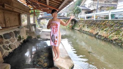 【混浴】日本一恥ずかしい温泉対決！タオルなしでガニ湯と満願。